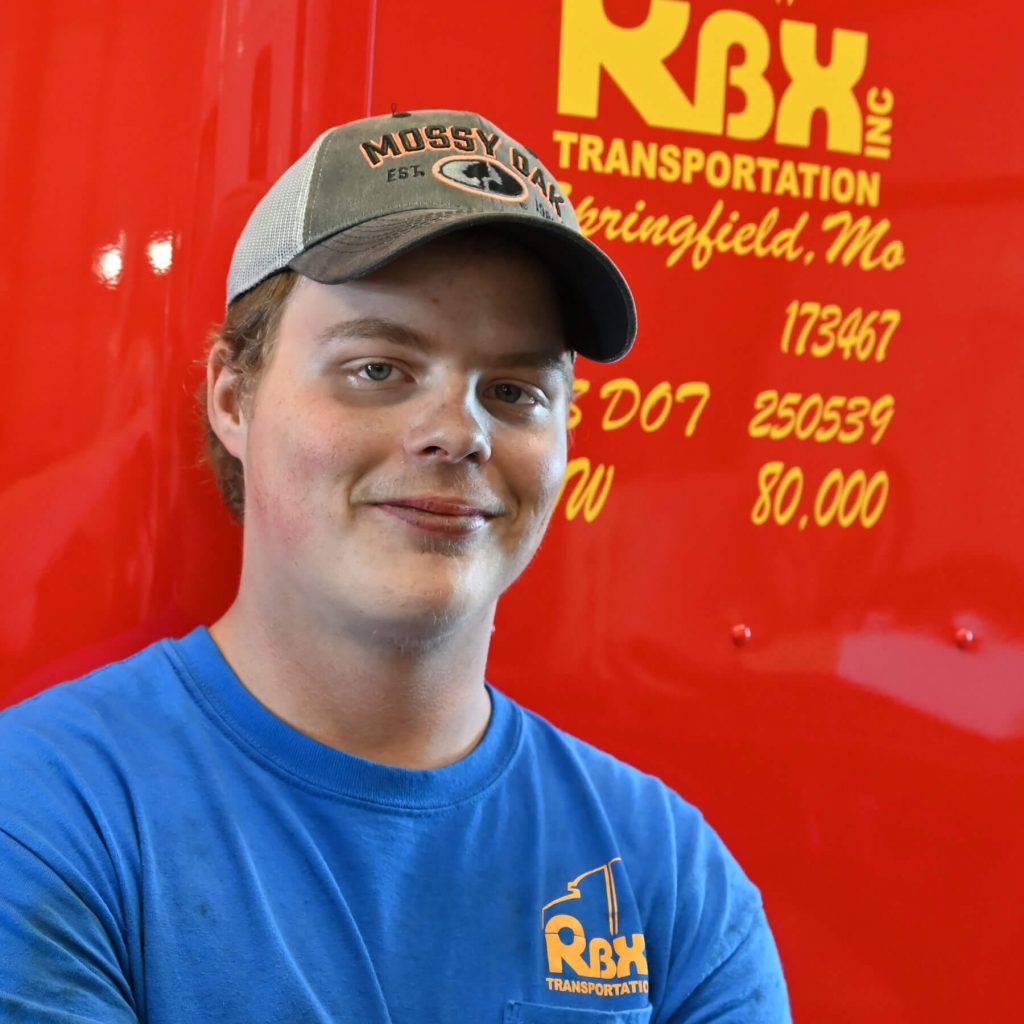 Portrait of Braden at RBX wearing T-shirt
