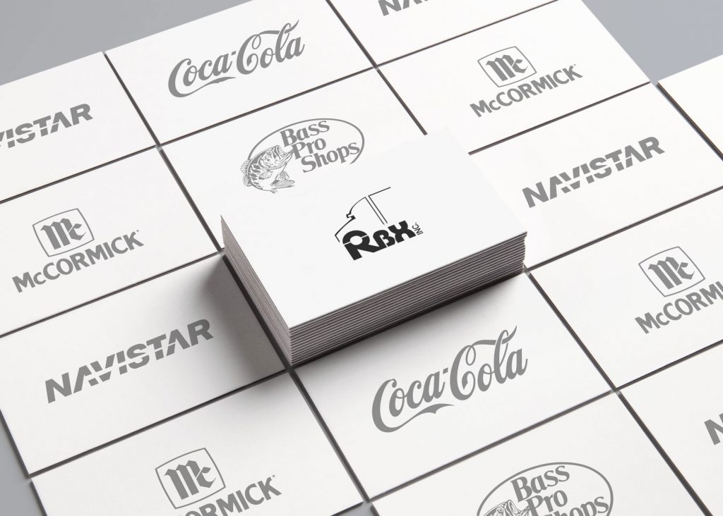 RBX Clients Showing National Brands on Business Cards